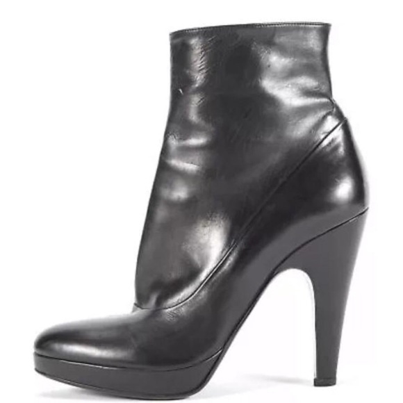 Prada Shoes - 🔥 FIERCE 🔥 Prada Black Leather Booties